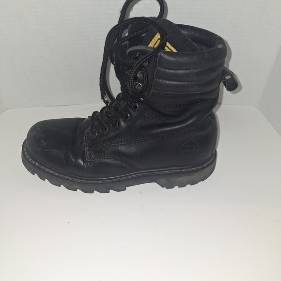 Rugged Black Men's Boots - Picture 5 of 12
